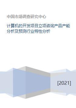 計(jì)算機(jī)軟件開發(fā)項(xiàng)目立項(xiàng)咨詢 產(chǎn)能分析與行業(yè)特性洞察
